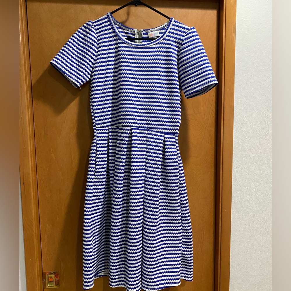 Striped lularoe dress